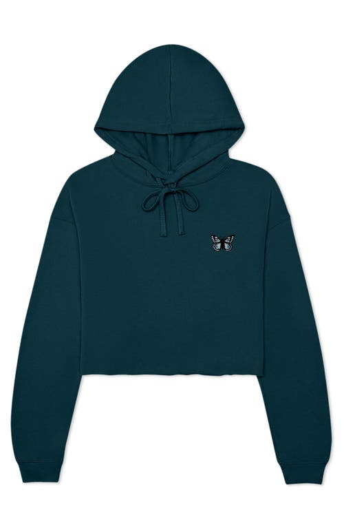 DALIX DALIX BUTTERFLY CROPPED HOODIE 
