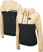 COLOSSEUM Women's Colosseum Gold/Black Colorado Buffaloes Aidan Lightweight Half-Zip Hoodie