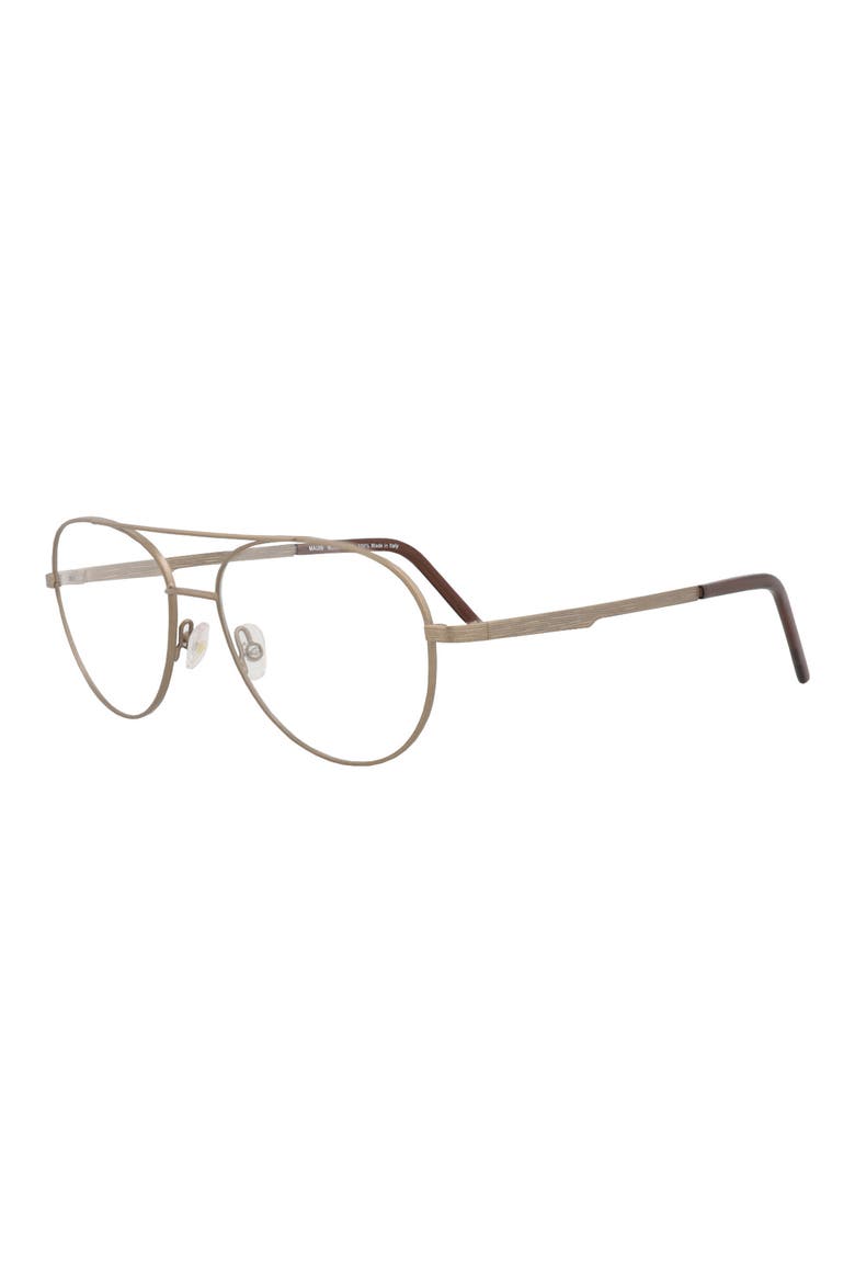 Core Optical 55mm Aviator Reading Glasses, Alternate, color, SAND SAND TRANSPARENT