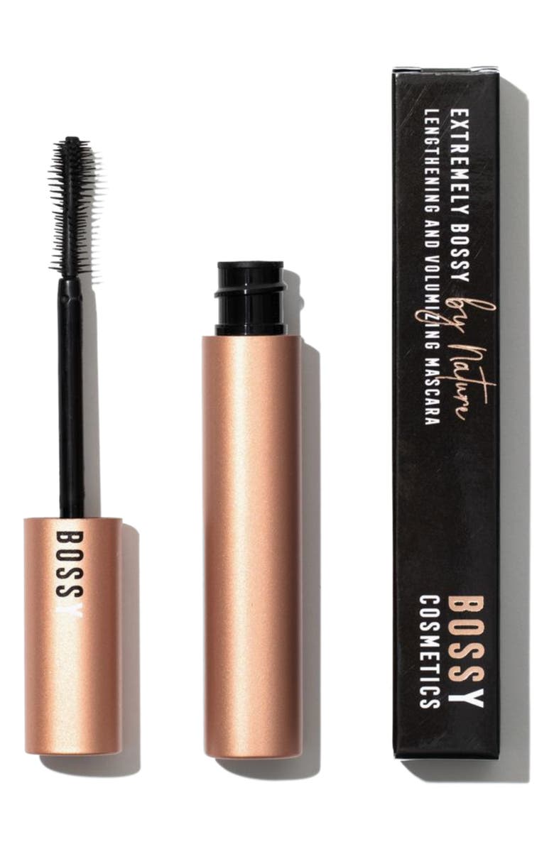 BOSSY COSMETICS Extremely Bossy Lengthening & Volumizing Mascara, Alternate, color, Onyx