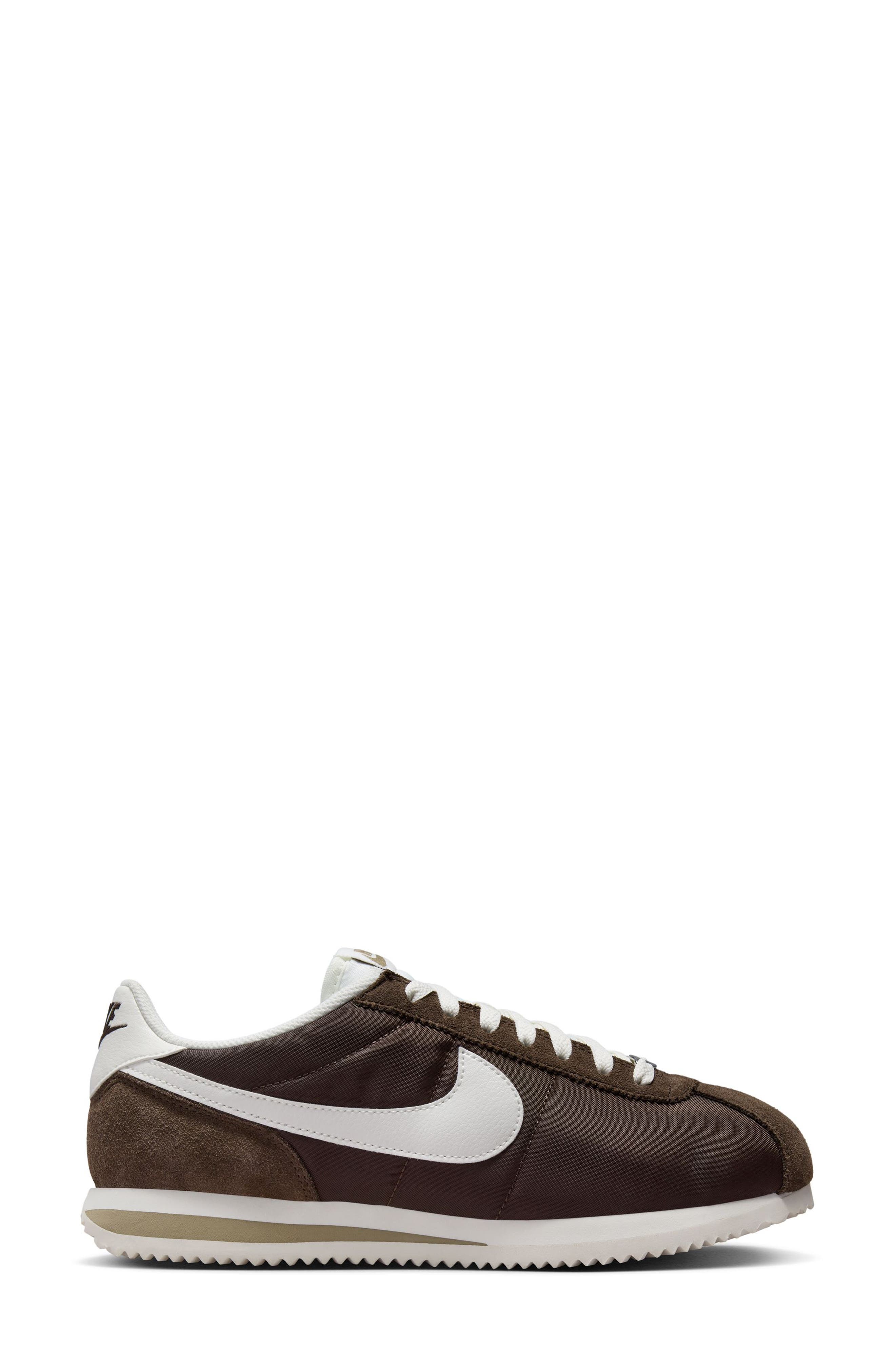 Nike Cortez Sneaker, Alternate, color, Baroque Brown/ Sail/ Khaki