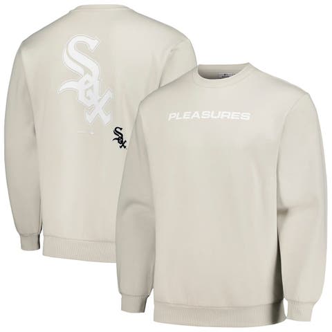 Men's PLEASURES Gray Chicago White Sox Ballpark Pullover Sweatshirt