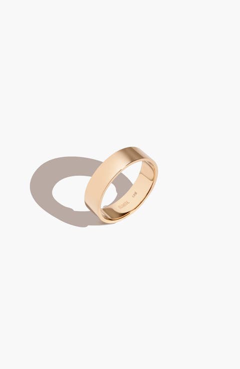 Modern Cigar Band Ring