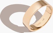 Aurate New York Modern Cigar Band Ring