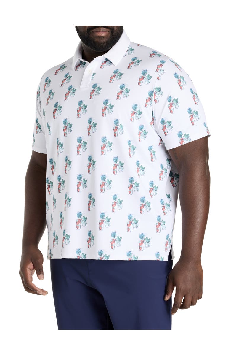 Callaway Big & Tall 19th Hole Polo Shirt, Main, color, Bright White