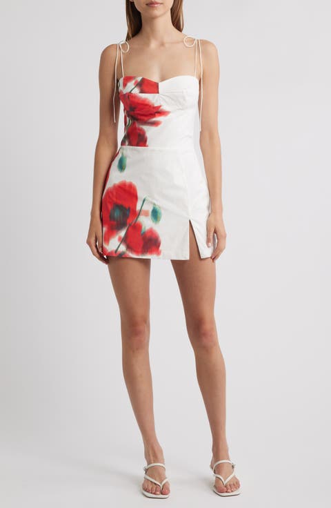Taylor Floral Cotton Skort Romper