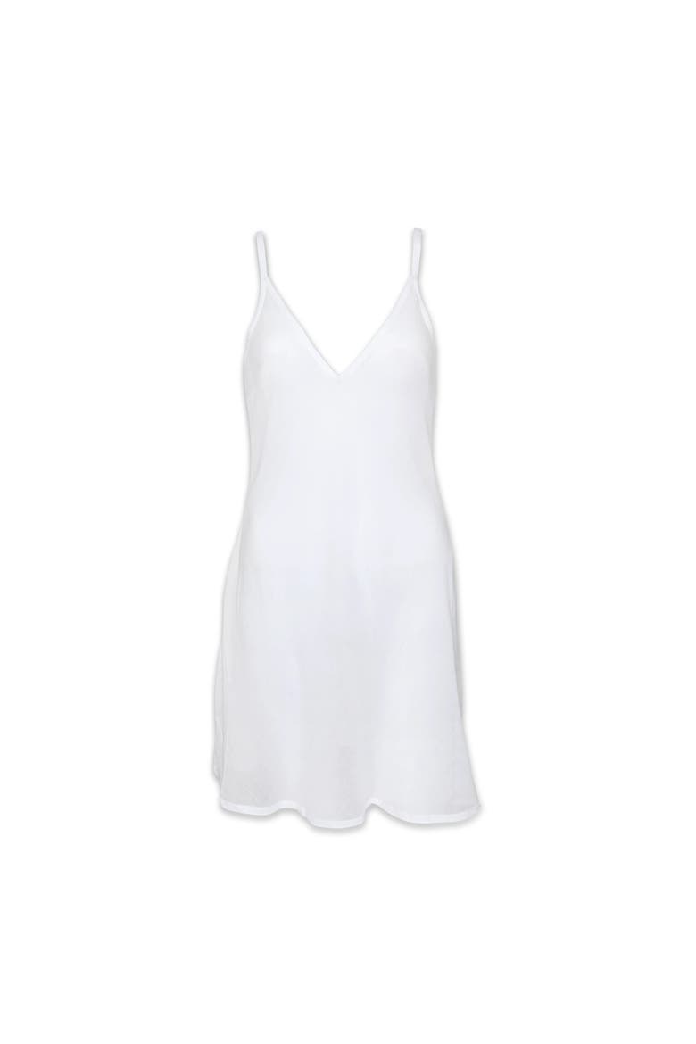 V-Neck Slip, Alternate, color, White