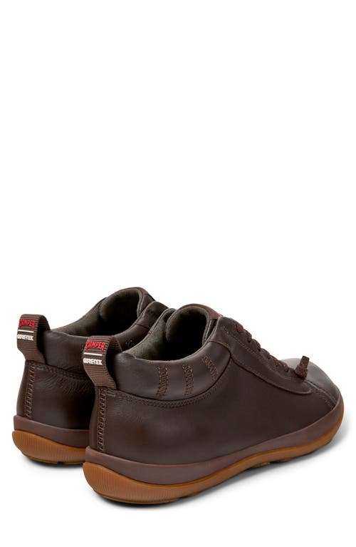 Camper Peu Pista Gm Leather Lace-up Sneakers In Brown