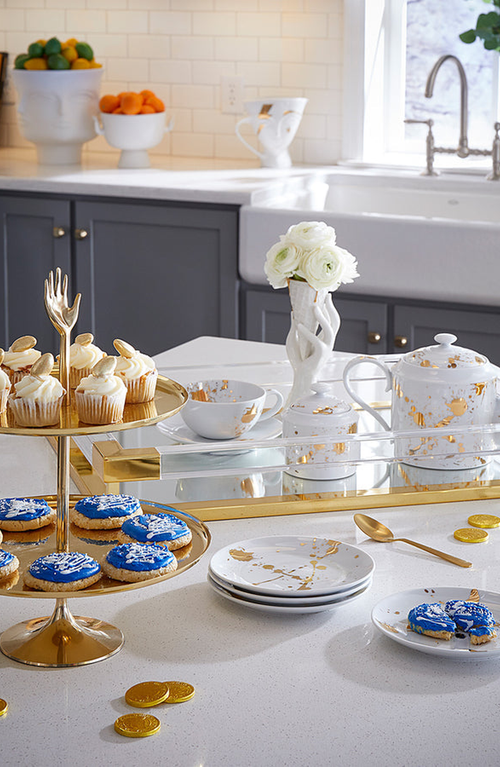 Jonathan Adler 1948 Canapé Plate Set In Multi