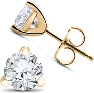 Bliss Diamond 1 1/2 ct TDW Lab Grown Diamond Martni Studs 14k Gold