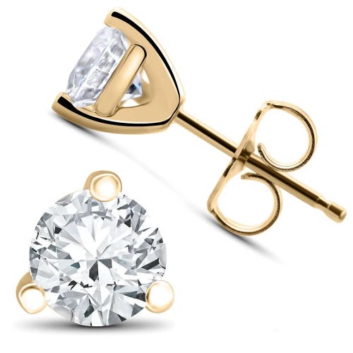 Bliss Diamond 1 1/2 Ct Tdw Lab Grown Diamond Martni Studs 14k Gold