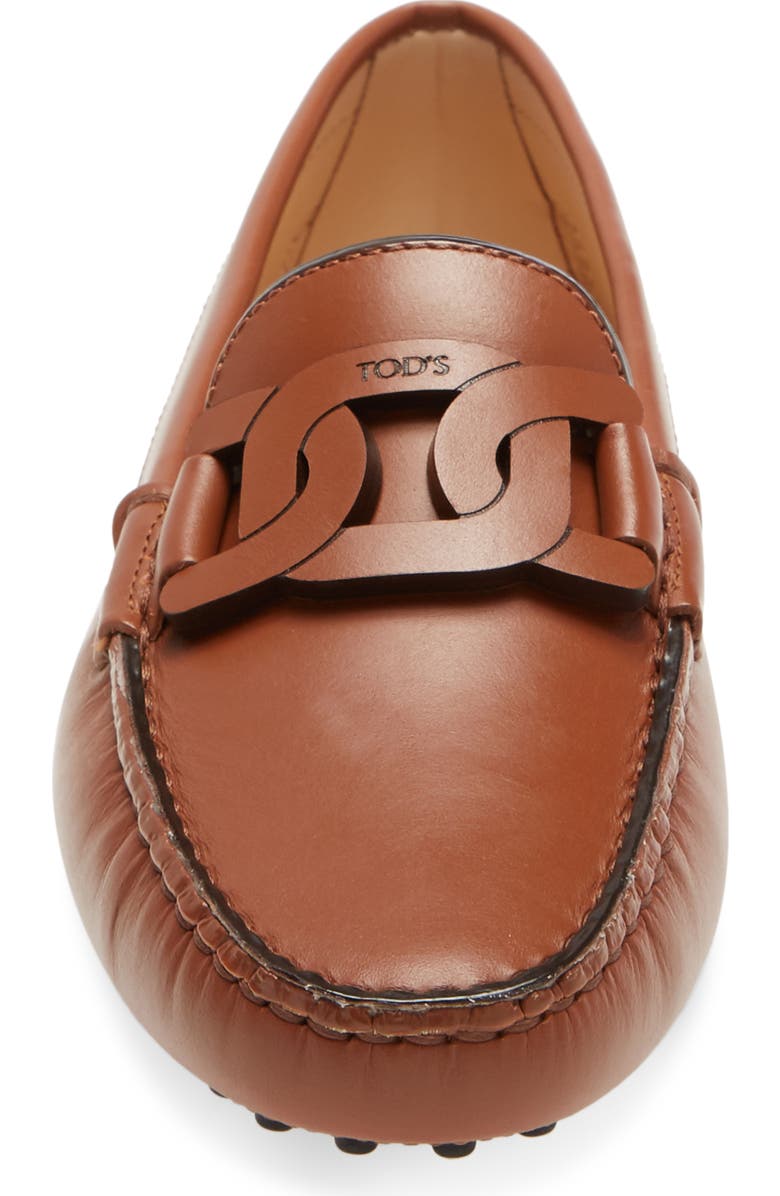 Tod's Gommini Chain Detail Driving Moccasin, Alternate, color,