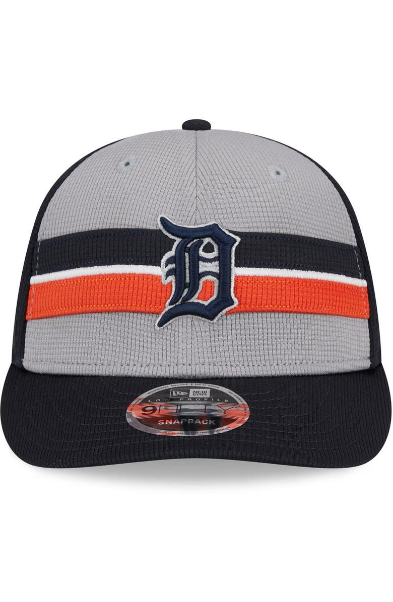 New Era Men's New Era Gray Detroit Tigers 2024 Batting Practice Low Profile 9FIFTY Snapback Hat, Alternate, color,