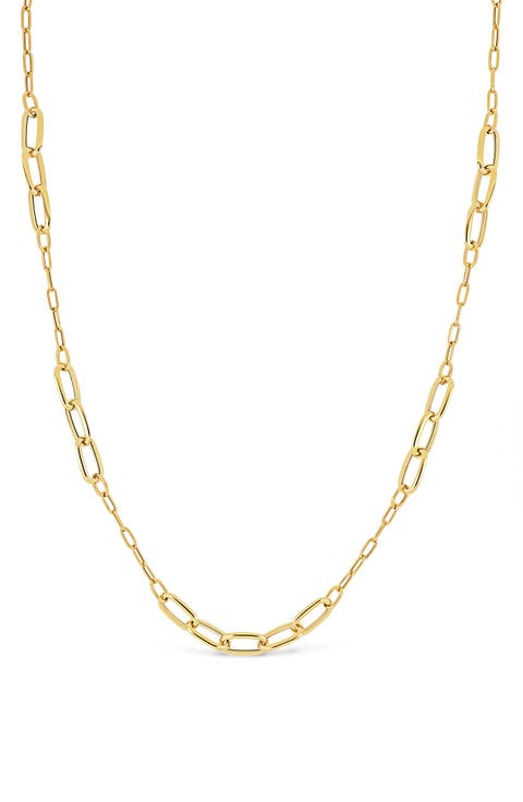 14k Gold Link Necklace