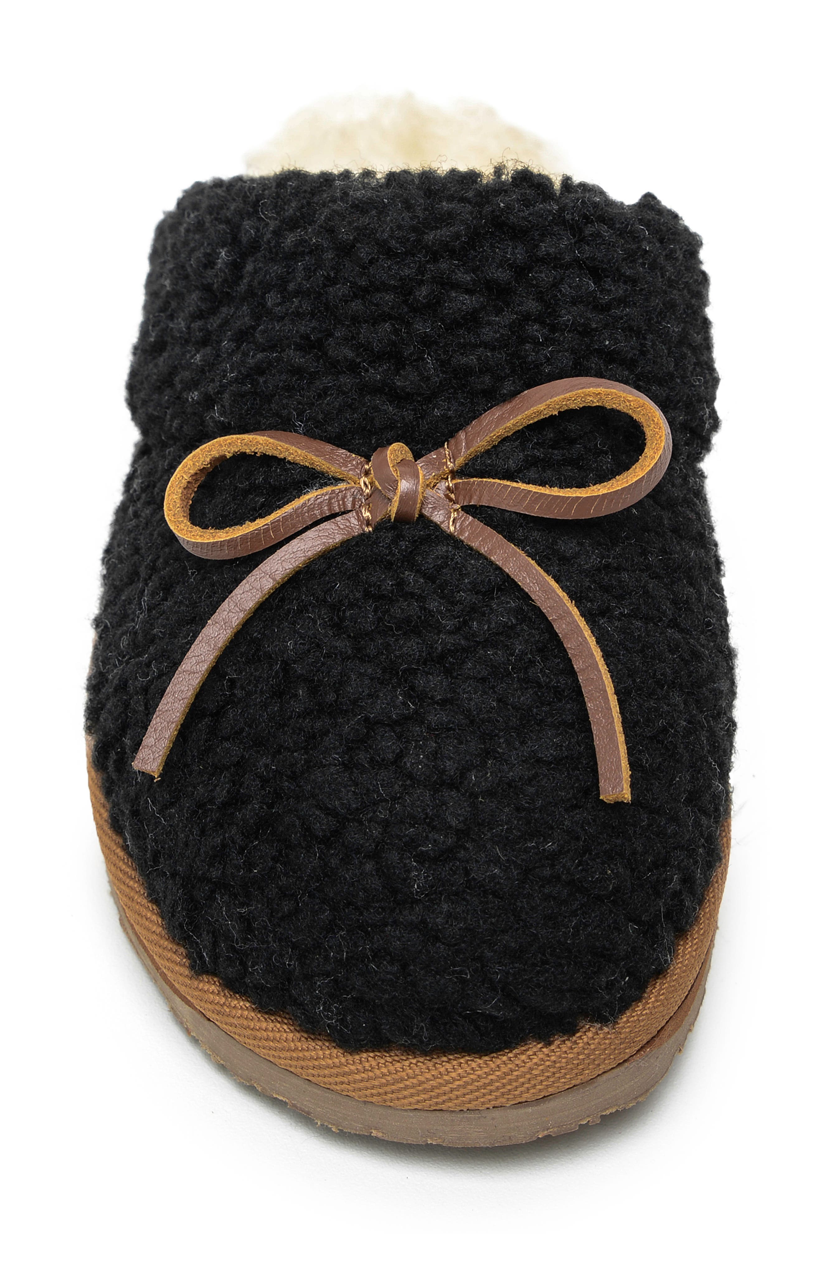 Minnetonka Flurry Scuff Faux Fur Slipper, Alternate, color, 