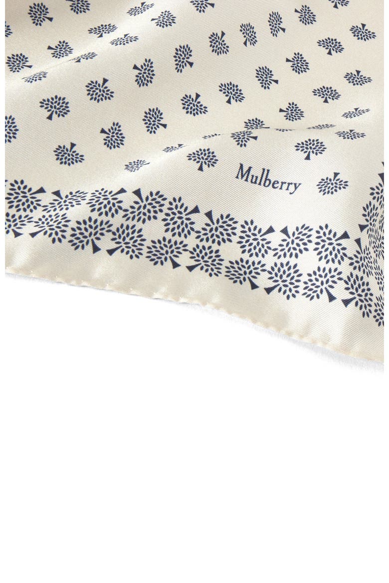 Square Scarf - Mulberry Tree, Alternate, color, Eggshell