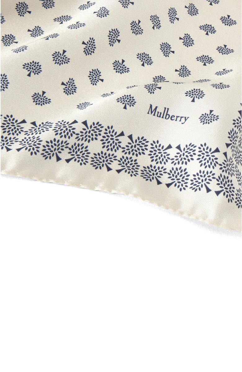 Mulberry Square Scarf - Mulberry Tree, Alternate, color, Eggshell