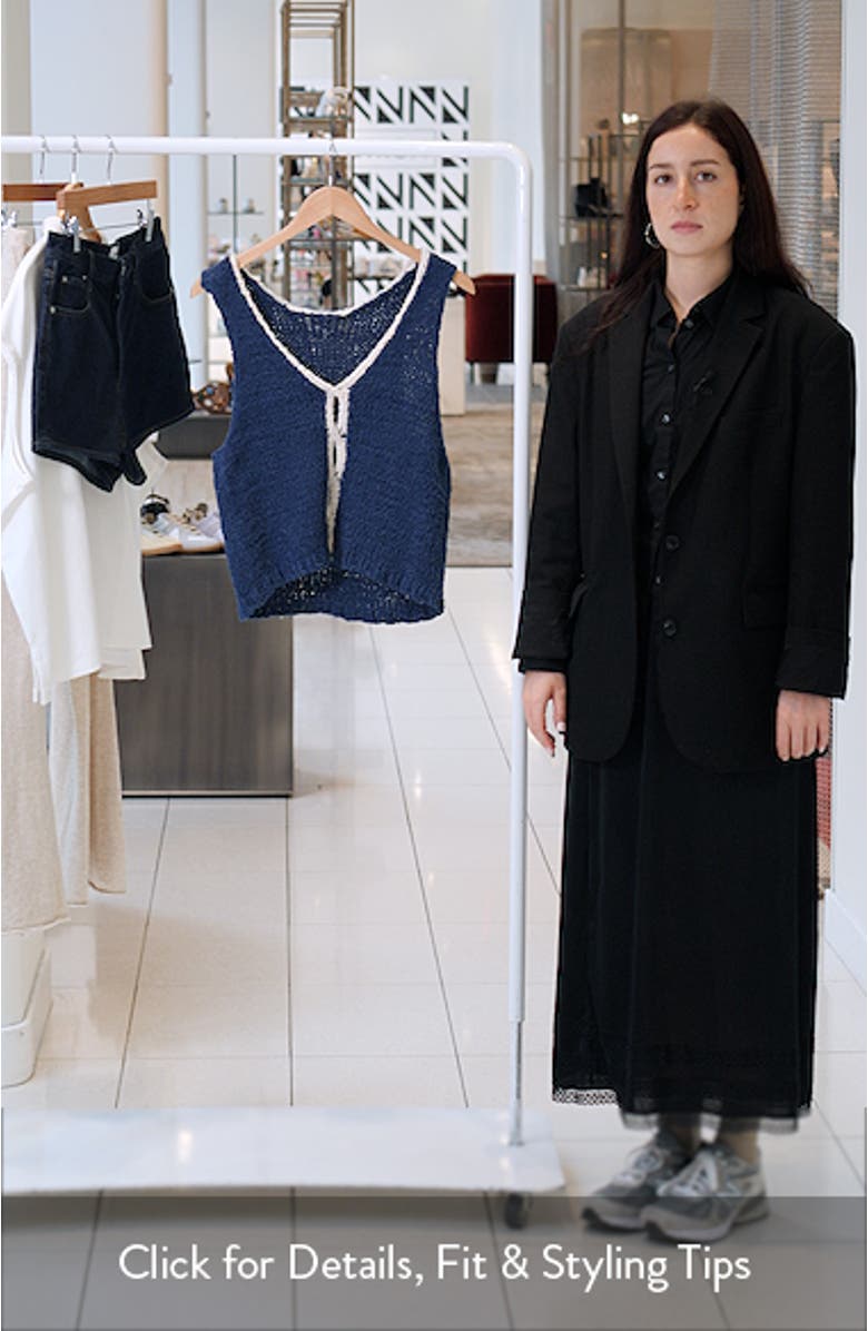 Sicily Sleeveless Cutout Sweater, sales video thumbnail