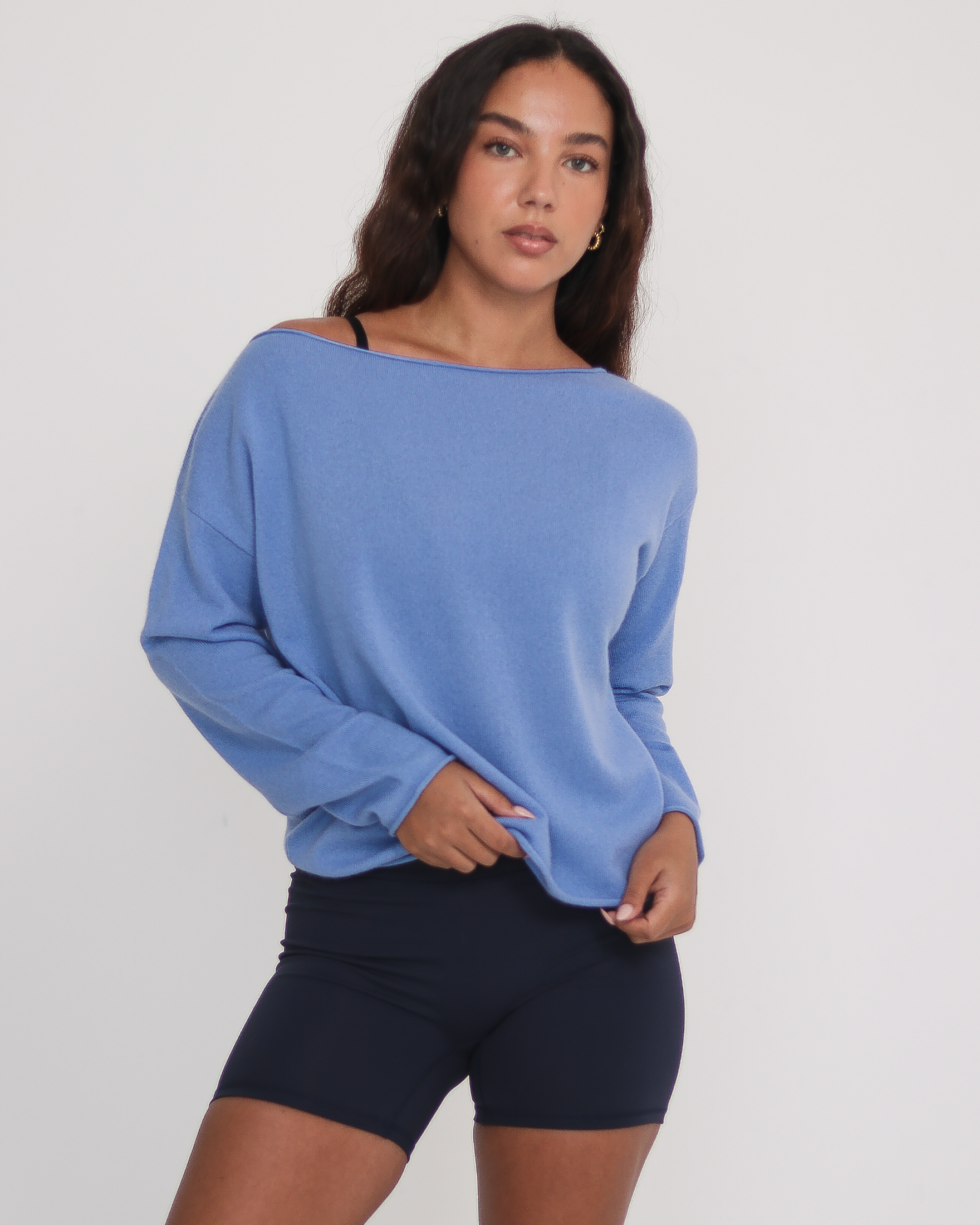 Romy Off Shoulder Cashmere Sweater - image 5