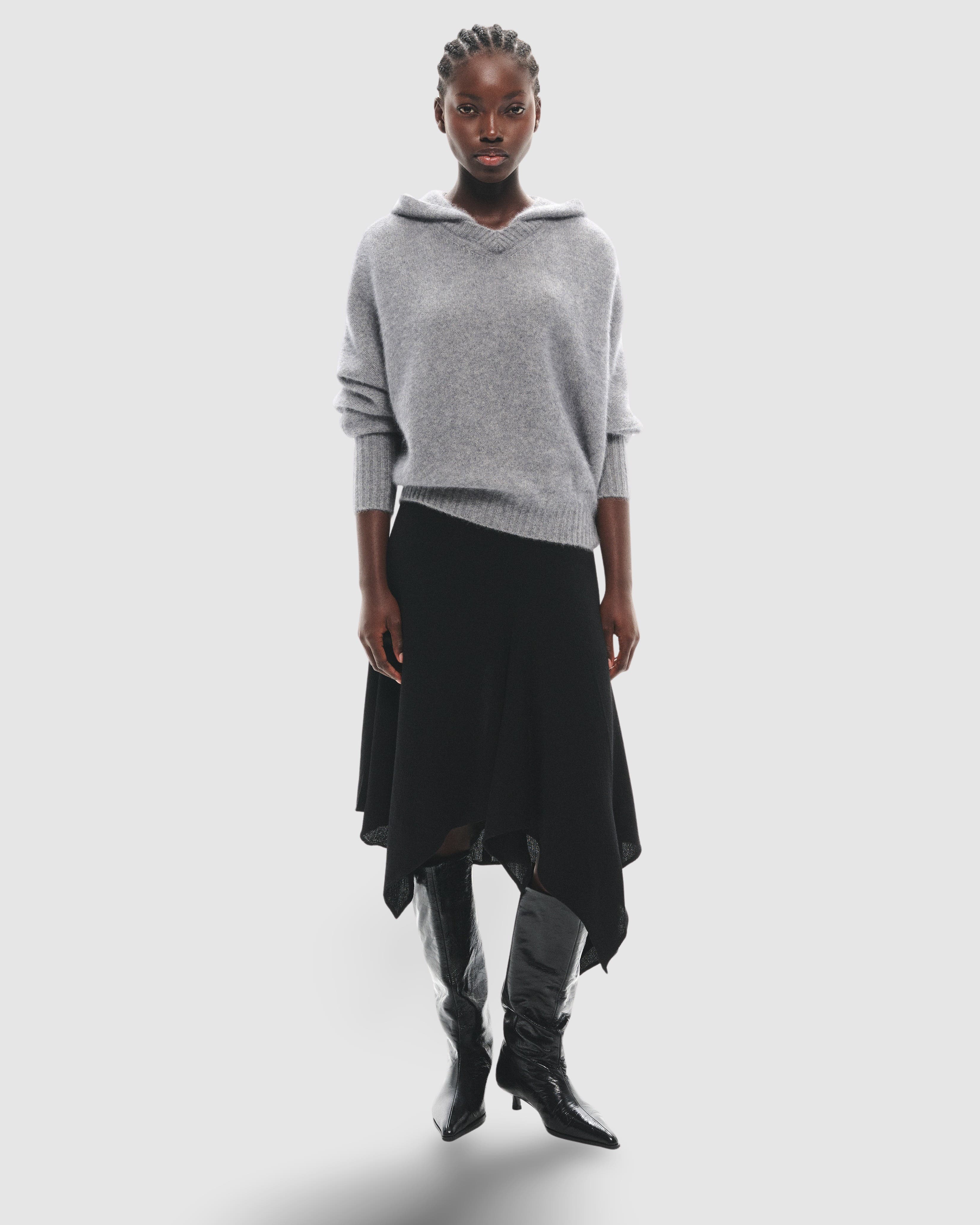 MI/MAI Vivienne Low Heel Crinkled Boots, Alternate, color, Black