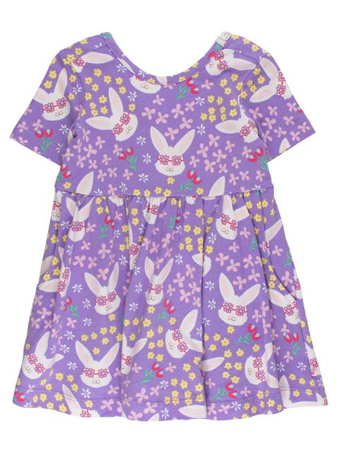 Knit Short Sleeve Twirl Dress (Toddler)