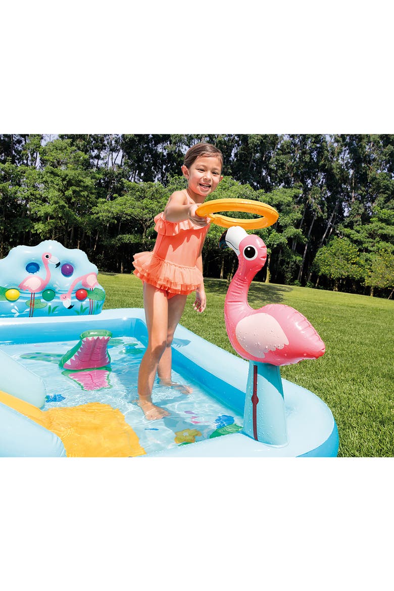 Jungle Adventure Inflatable Pool Play Center, Alternate, color, Multicolored