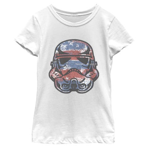 Girl's Star Wars Patriotic Stormtrooper  Graphic T-Shirt