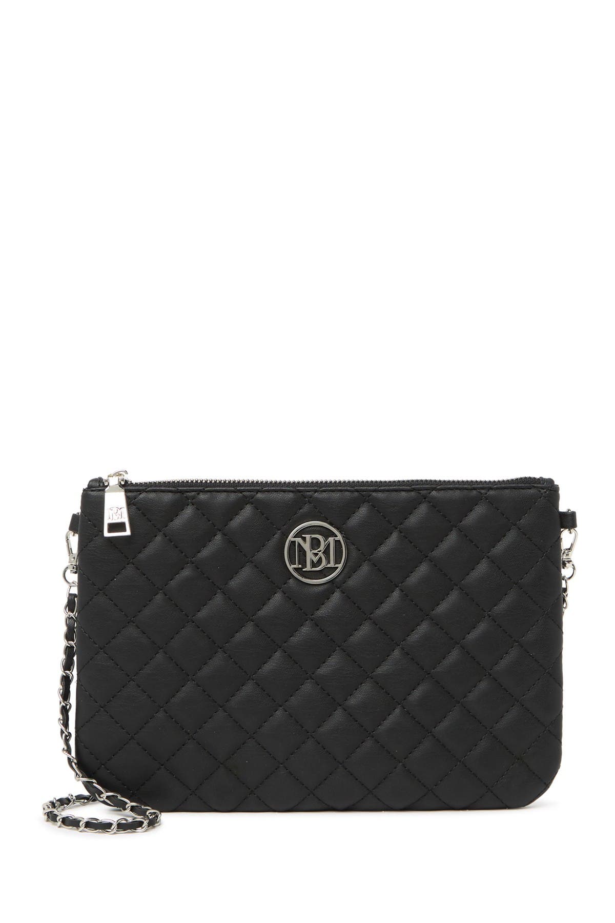 Badgley Mischka Collection Quilted Crossbody Bag, Alternate, color, 
