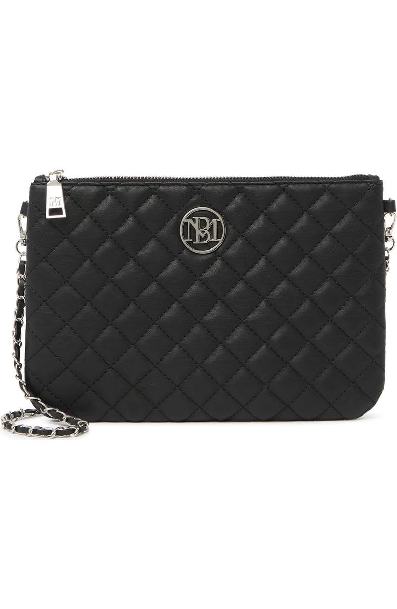 Badgley Mischka Collection Quilted Crossbody Bag, Alternate, color,