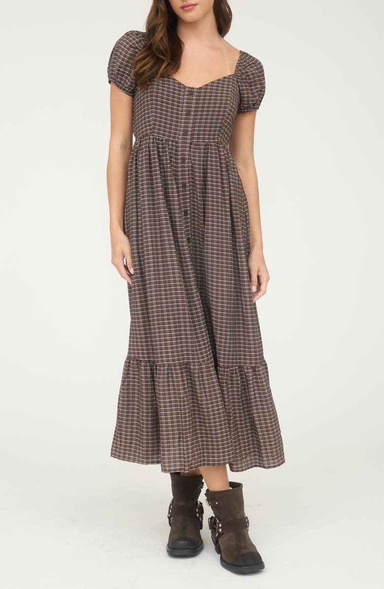 Blu Pepper Puff Sleeve Maxi Dress | Nordstromrack