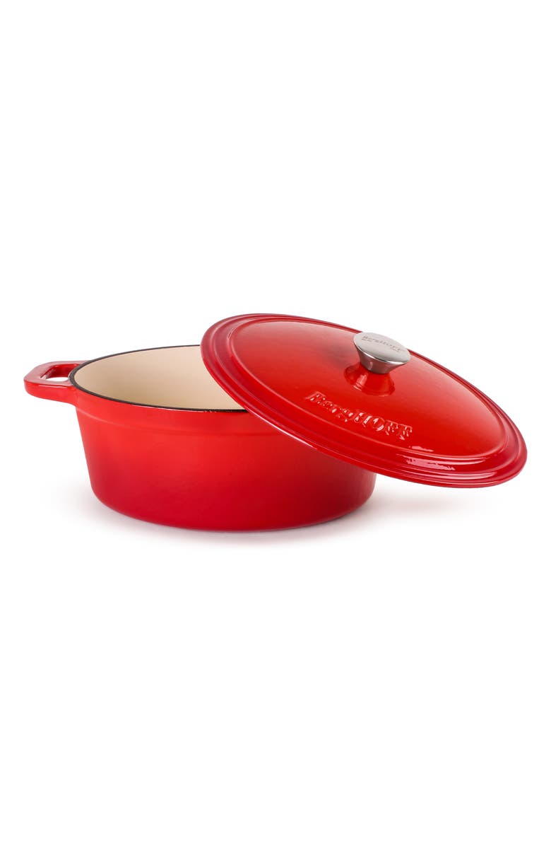 BergHOFF Neo 5-Piece Assorted Cast Iron Set, Alternate, color, Red/Brown