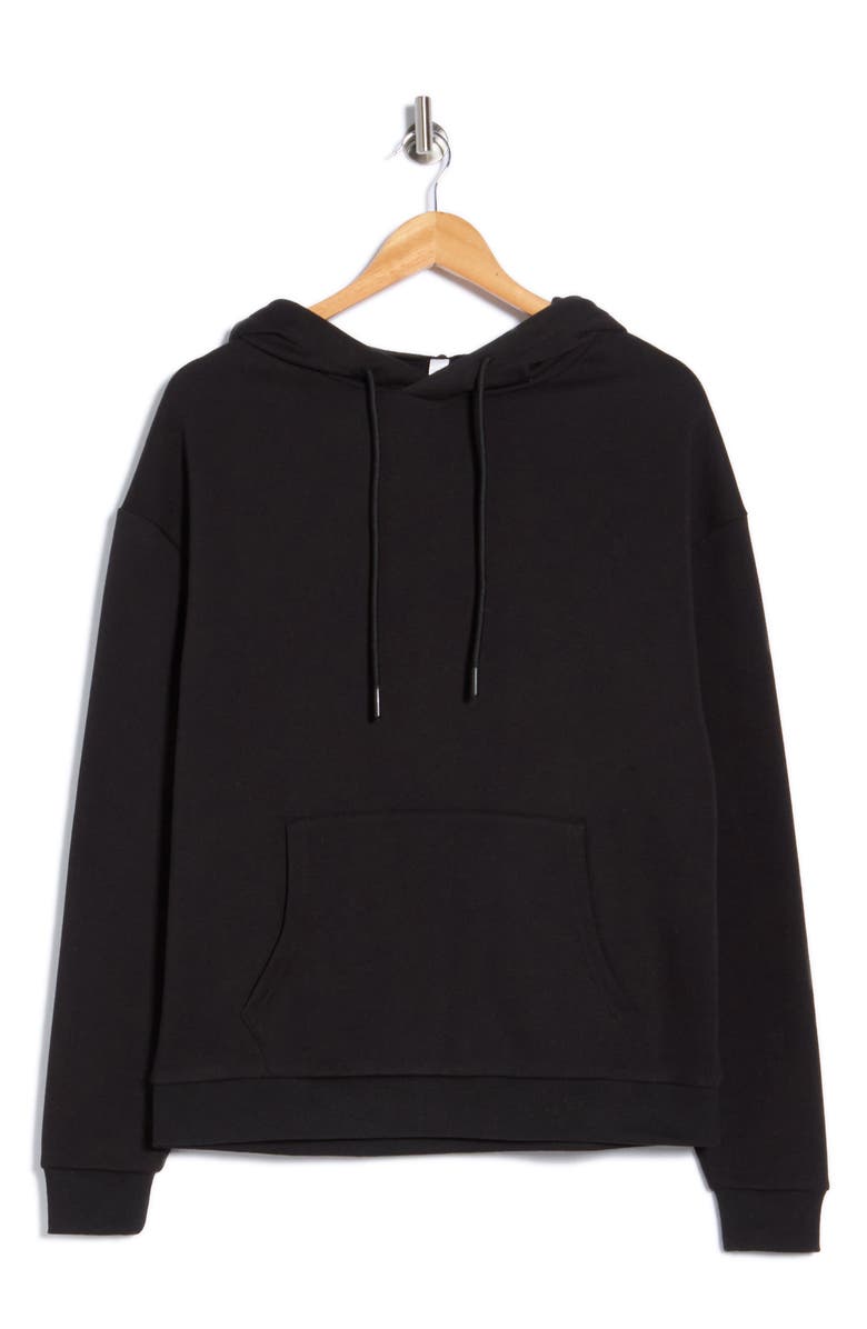 X by Gottex Fleece Hoodie, Alternate, color, Black