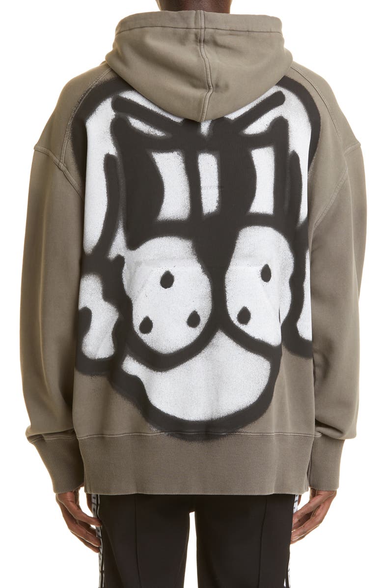 Givenchy x Chito Dog Print Oversize Cotton Hoodie, Alternate, color, 