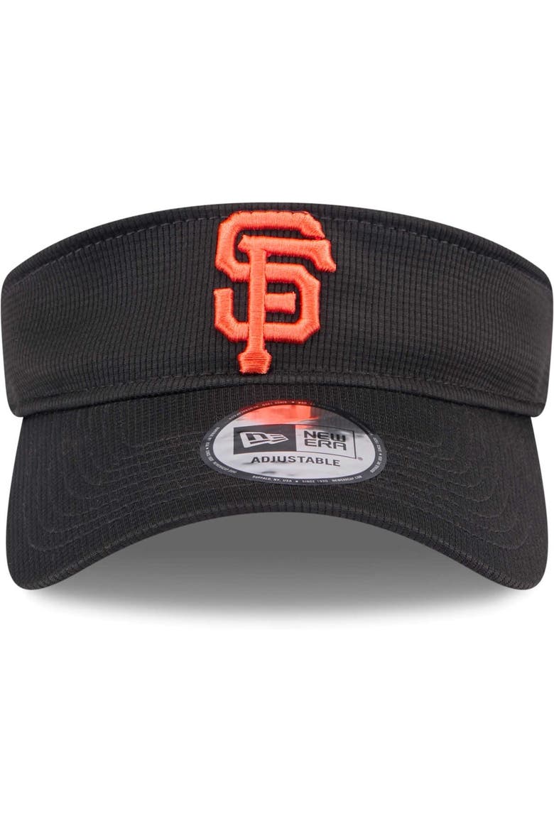 Men's New Era Black San Francisco Giants Gameday Team Adjustable Visor, Alternate, color, Black