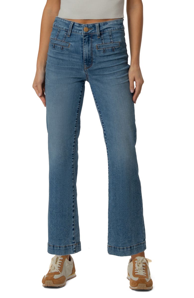 KUT from the Kloth Kelsey High Waist Kick Flare Jeans, Main, color, Spirited