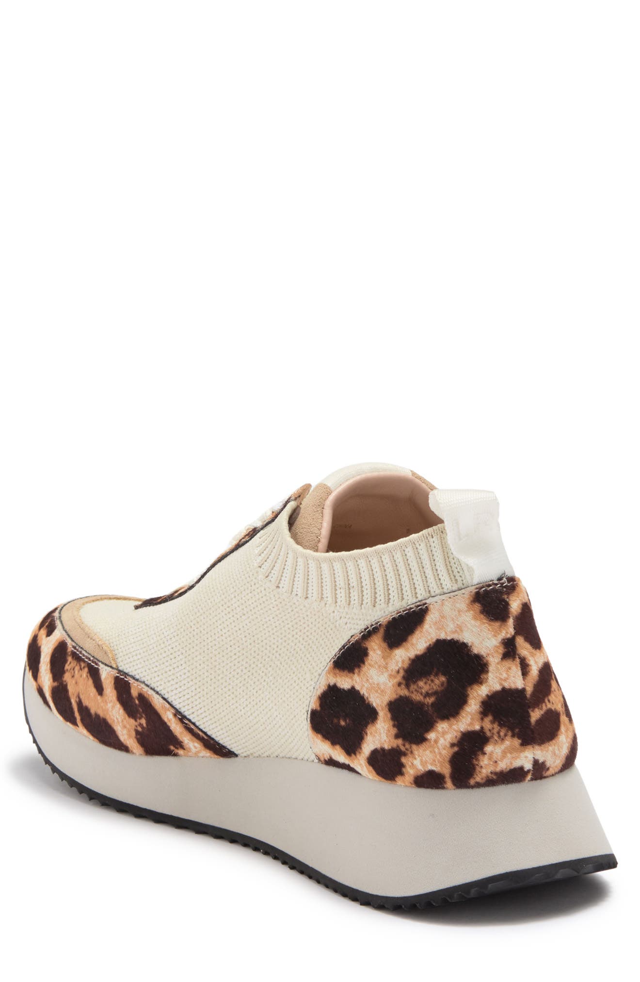 Loeffler Randall Remi Genuine Calf Hair Detail Sneaker, Alternate, color, 
