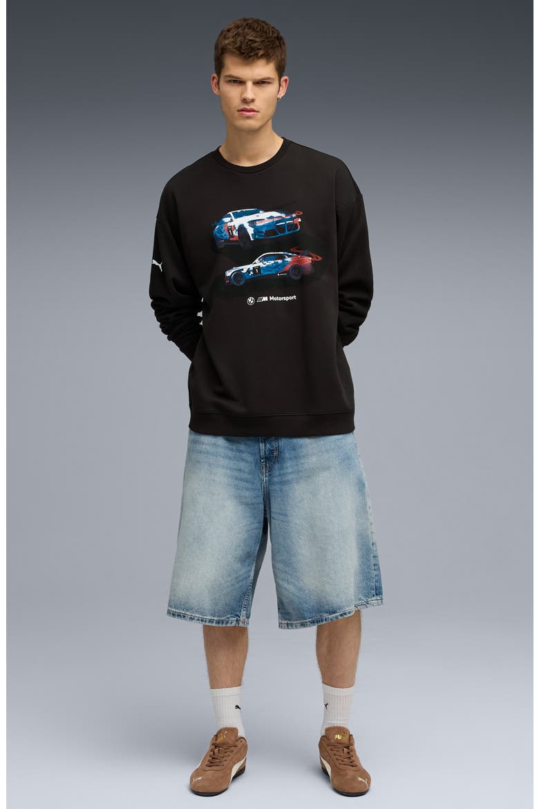 x BMW M Motorsport Long Sleeve Graphic T-Shirt, Alternate, color, PUMA BLACK