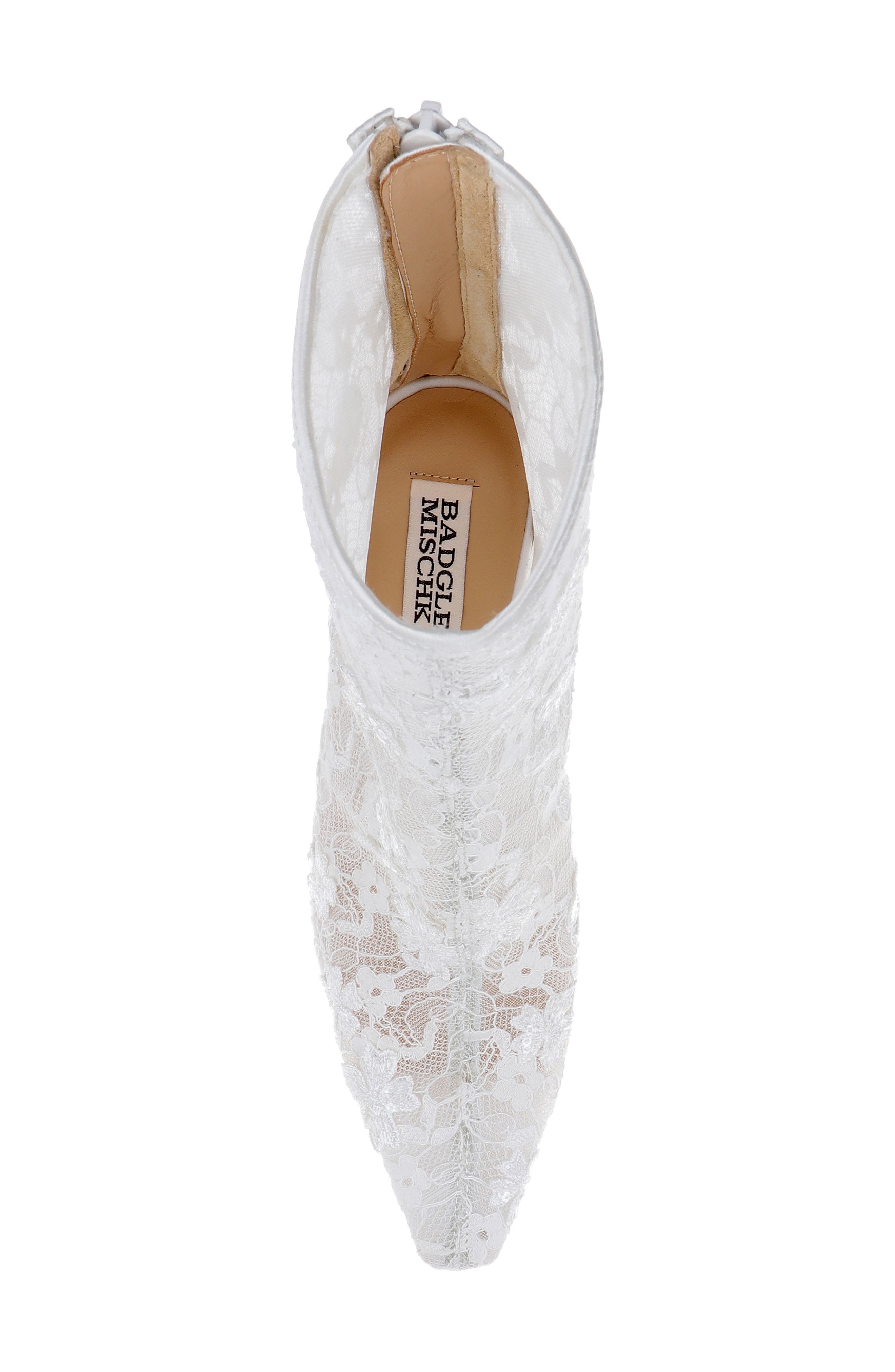 Raya Sequin Bootie, Alternate, color, WHITE LACE