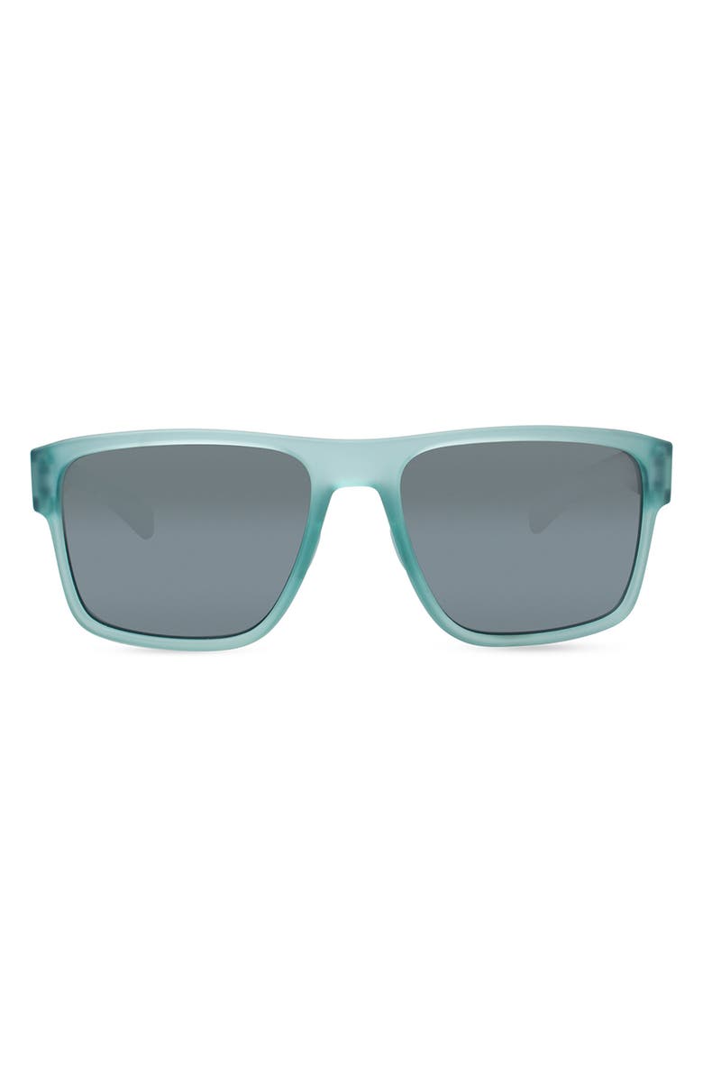 Modo Monte Carlo 57mm Square Sunglasses, Main, color, Matte Turquoise