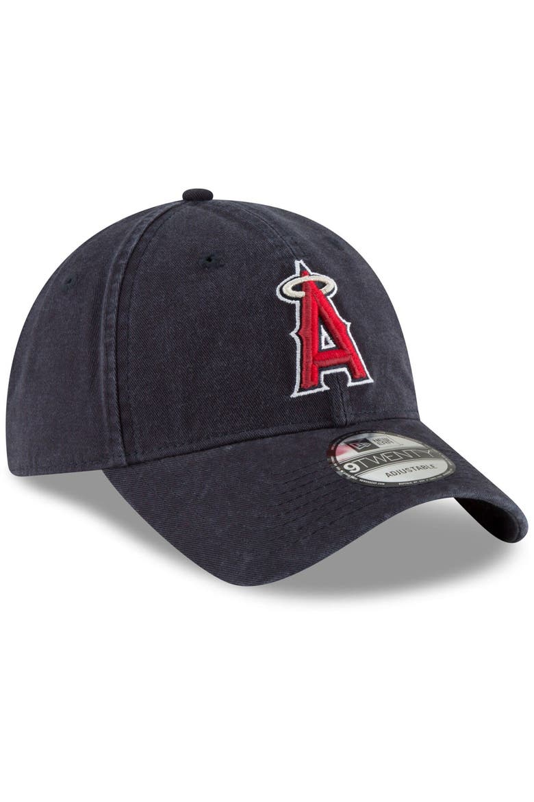 Men's New Era Navy Los Angeles Angels Fashion Core Classic 9TWENTY Adjustable Hat, Alternate, color, Navy