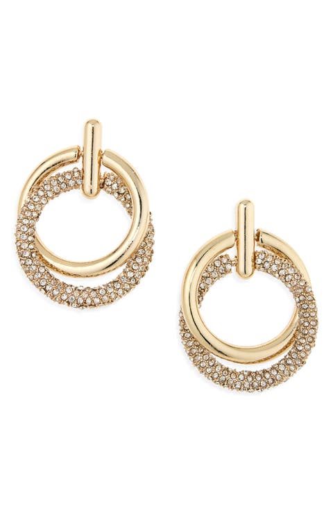 Gretchen Hoop Drop Earrings