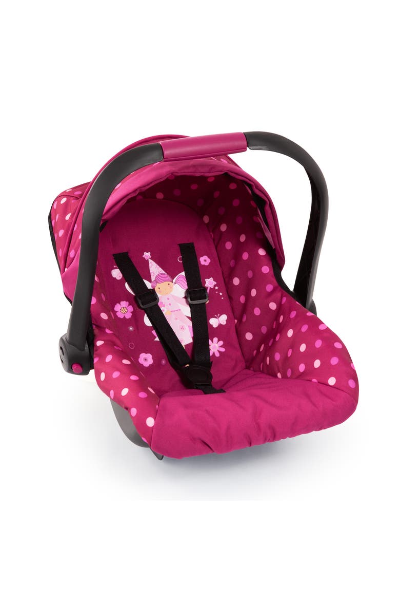 Baby Doll Deluxe Car Seat With Canopy, Main, color, Pink