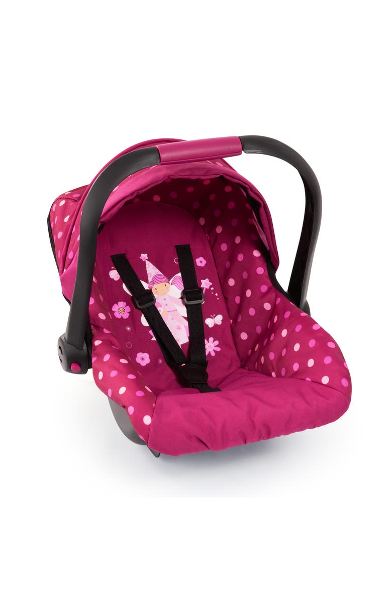 Bayer Design Baby Doll Deluxe Car Seat With Canopy, Main, color, Pink