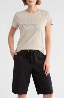 Rhinestone Glitter Logo T-Shirt