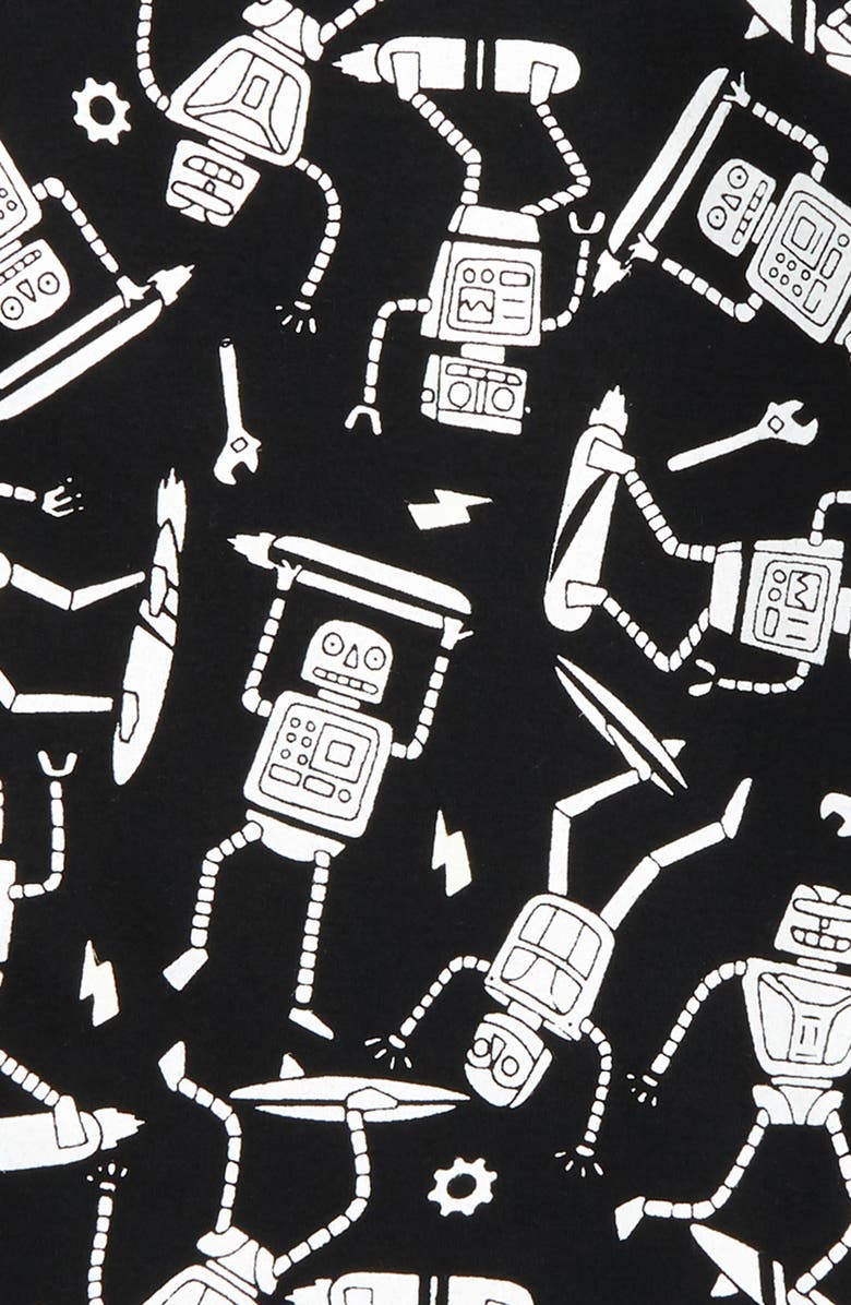 Tucker + Tate Glow in the Dark Fitted Two-Piece Pajamas, Alternate, color, 