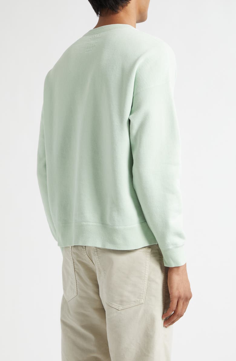 VISVIM Jumbo French Terry Sweatshirt, Alternate, color, Light Green