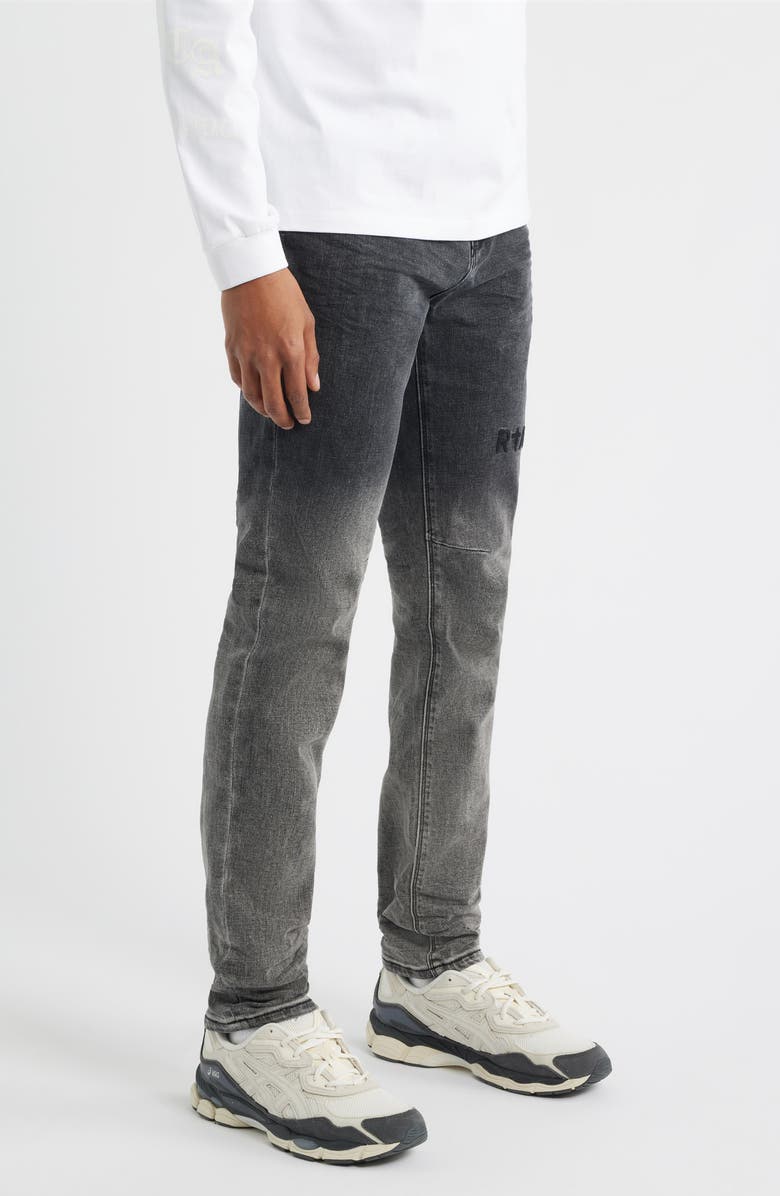 RtA Bryant Gradient Skinny Jeans, Alternate, color, Light Charcoal