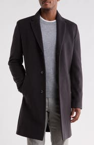 BOSS Hyde Virgin Wool Blend Car Coat