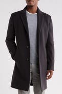 BOSS Hyde Virgin Wool Blend Car Coat
