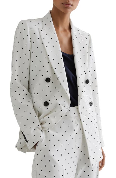Beatrix Dot Print Blazer